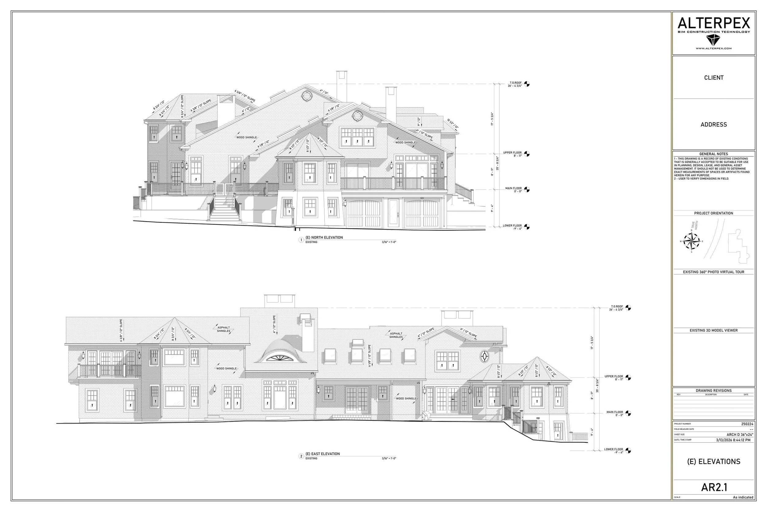 As Built Drawings Project Mansion 22