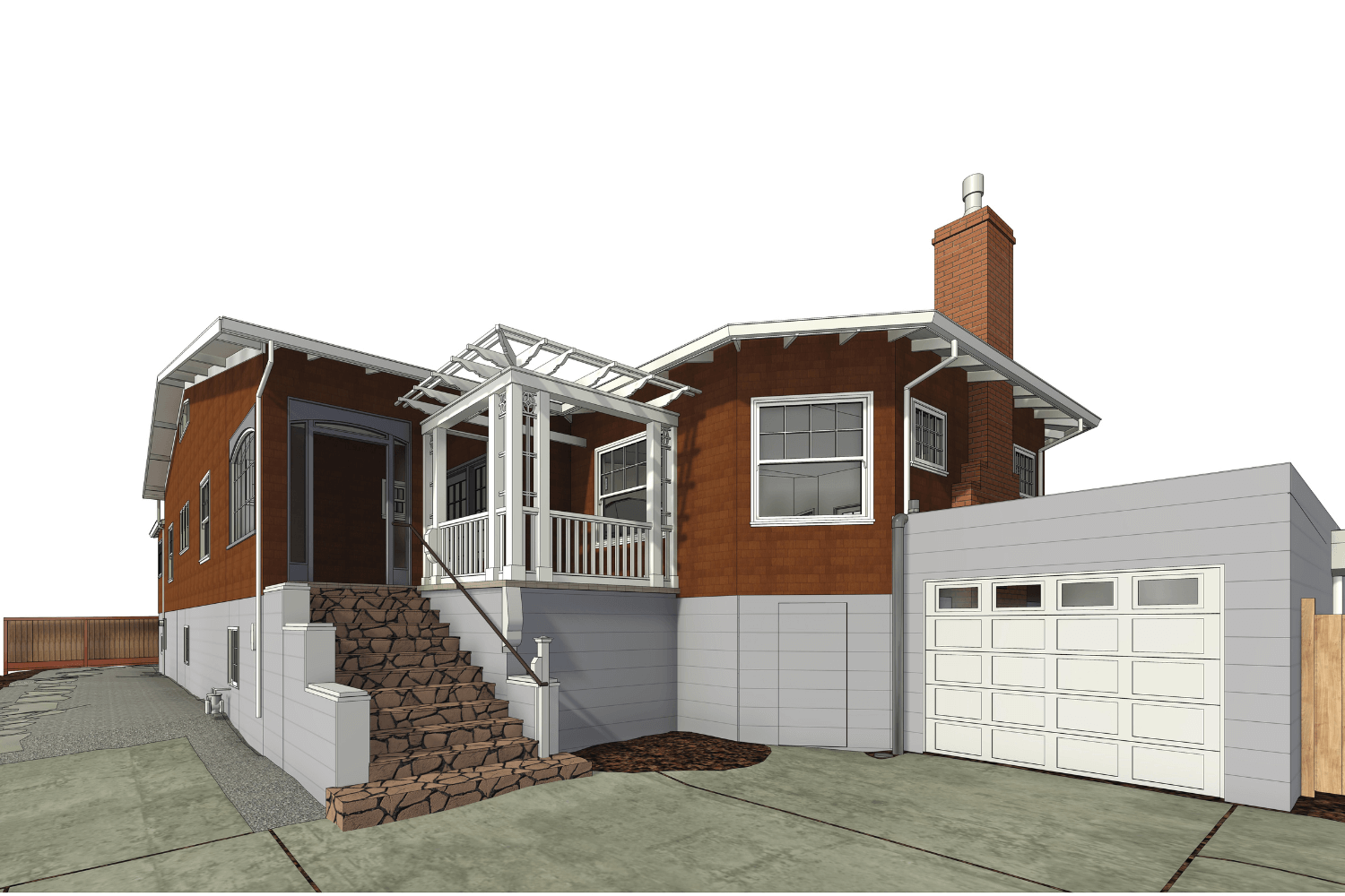 Architectural Modeling Single Family Renovation 3D 6