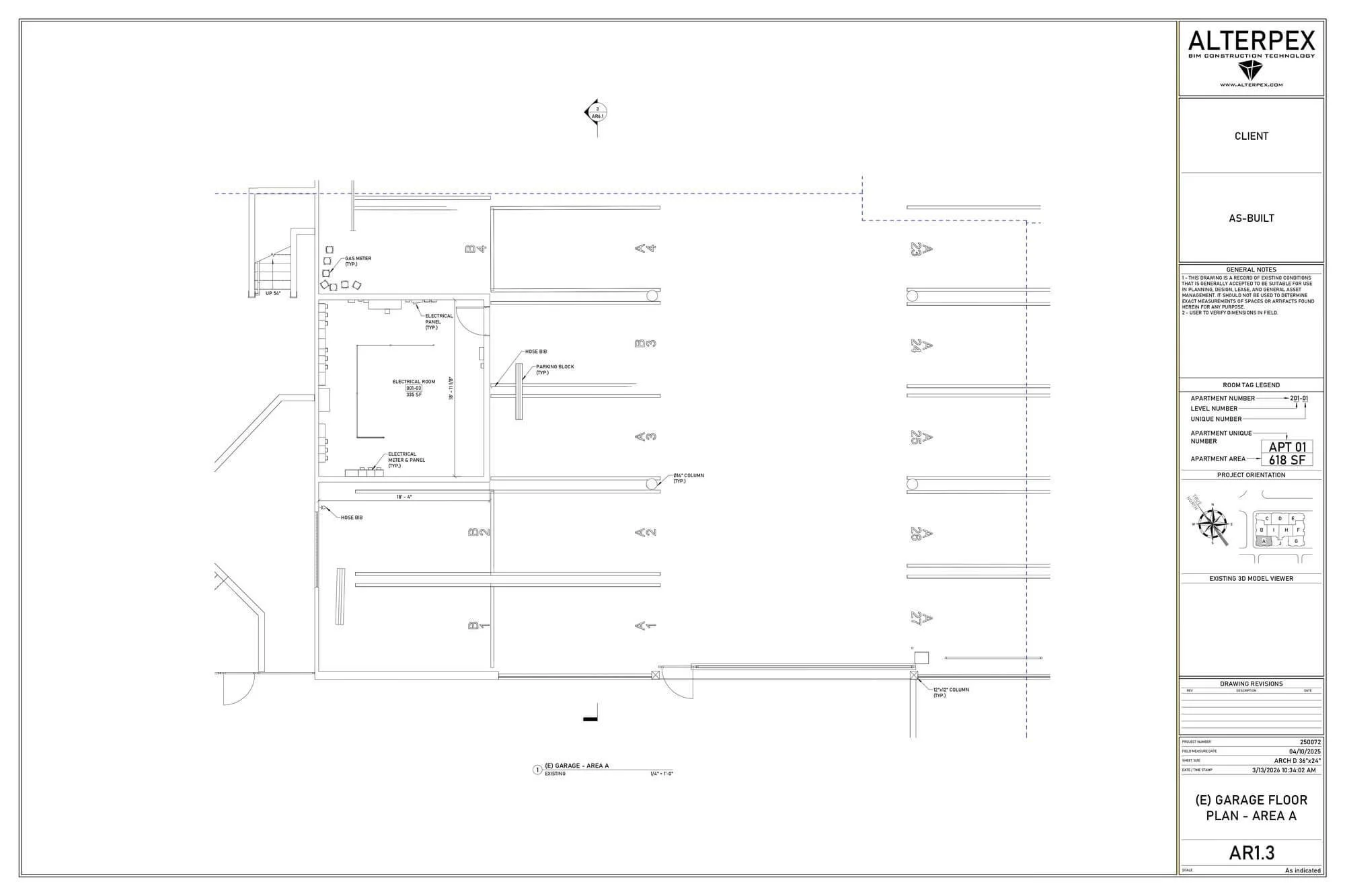 As built project multi family 3