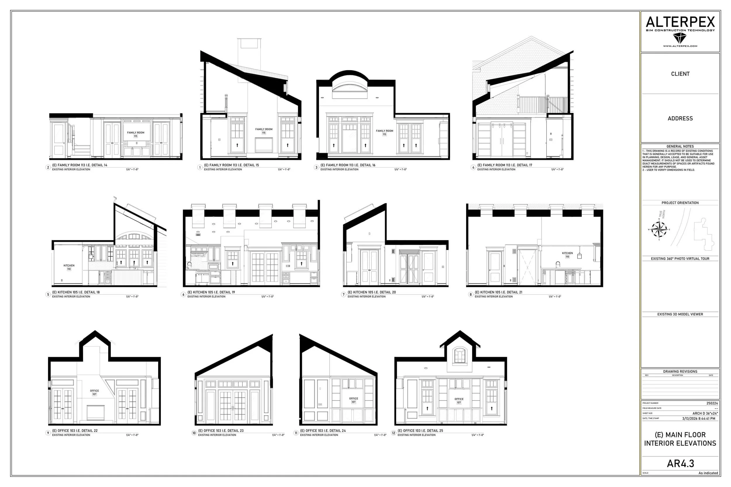 As Built Drawings Project Mansion 27