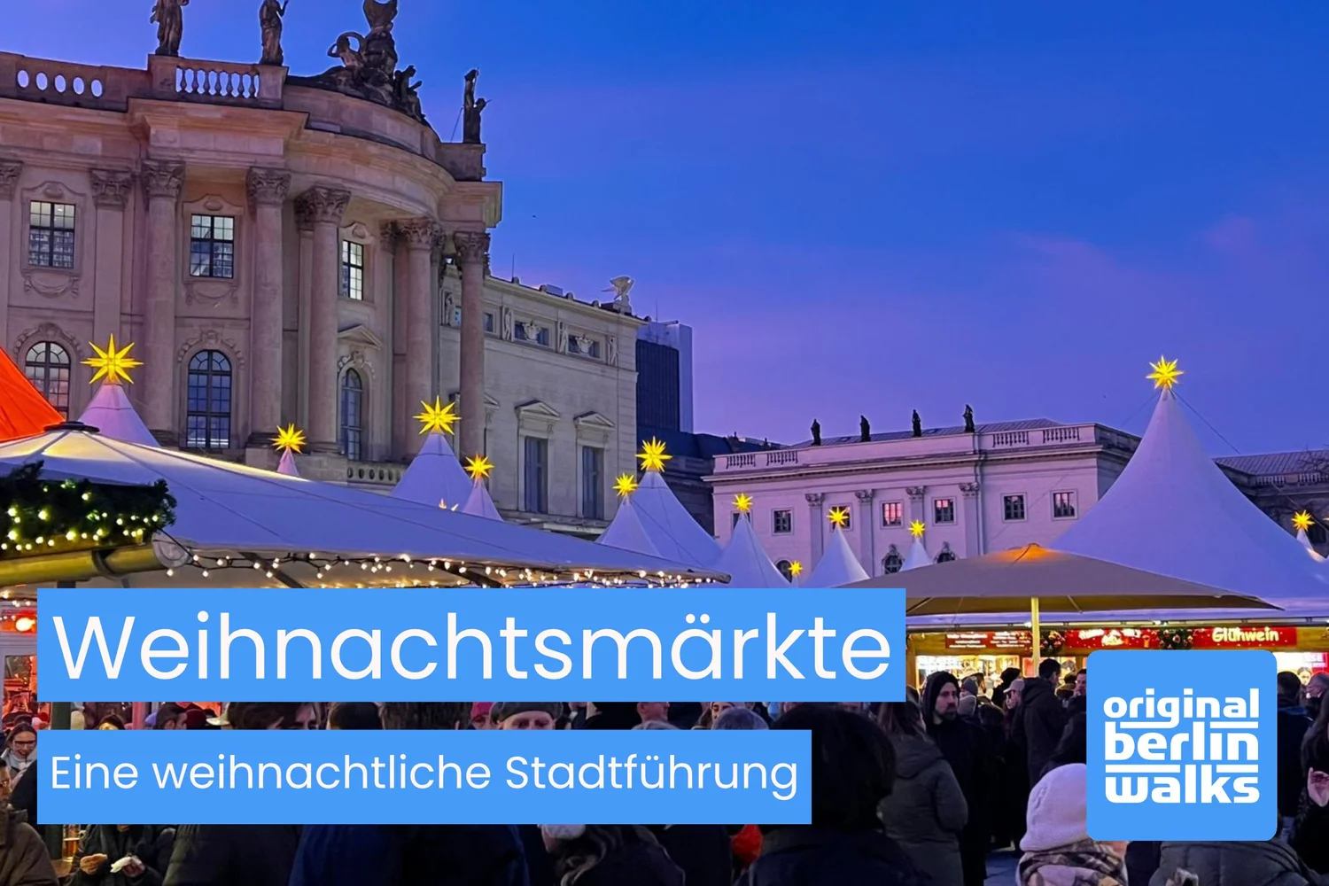 Berlin Christmas Market tour with festive lights and stalls