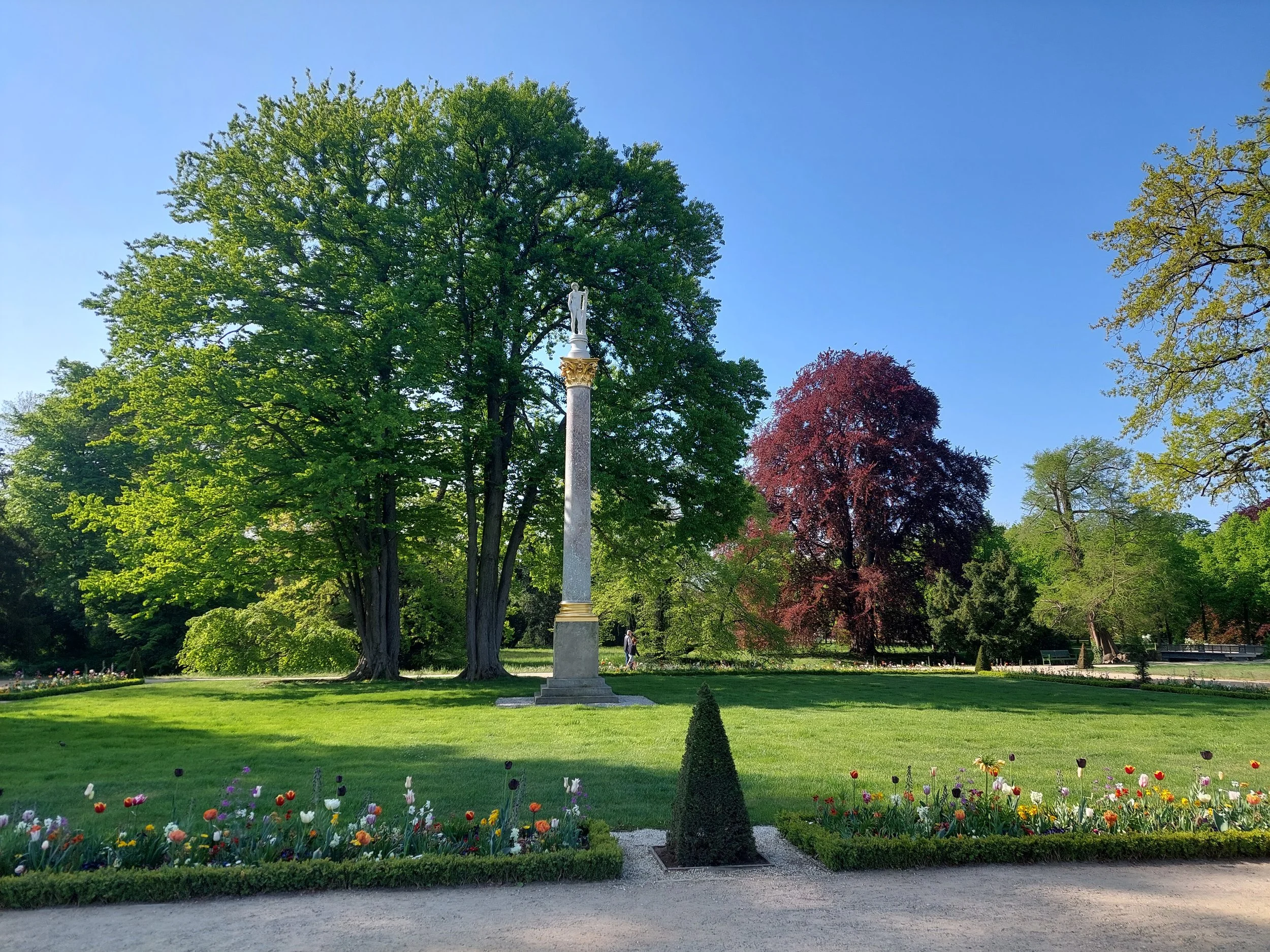 Sanssouci Park gardens in Potsdam