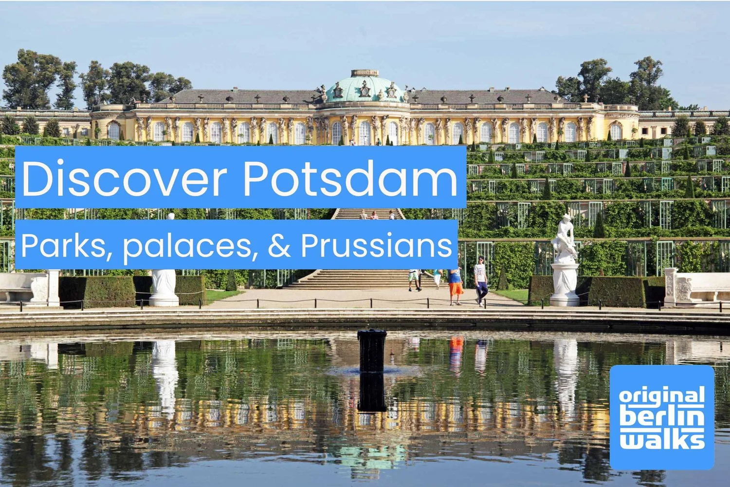 Sanssouci Palace and gardens in Potsdam on a guided day trip from Berlin