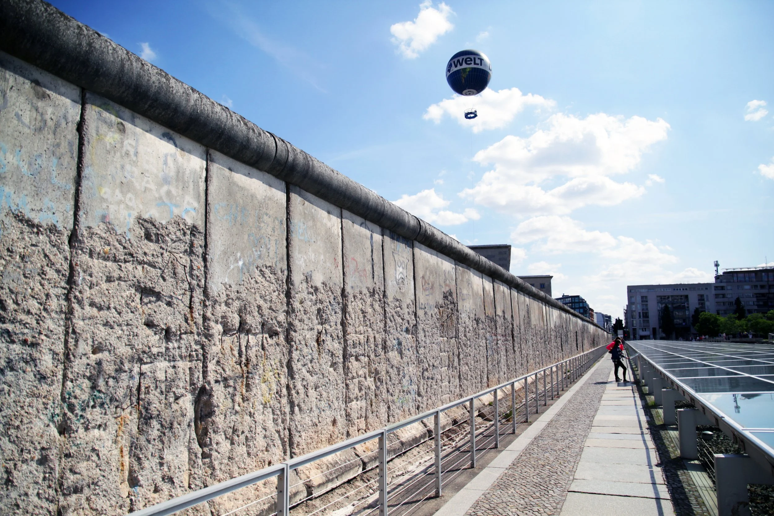 Remains of the Berlin Wall in central Berlin