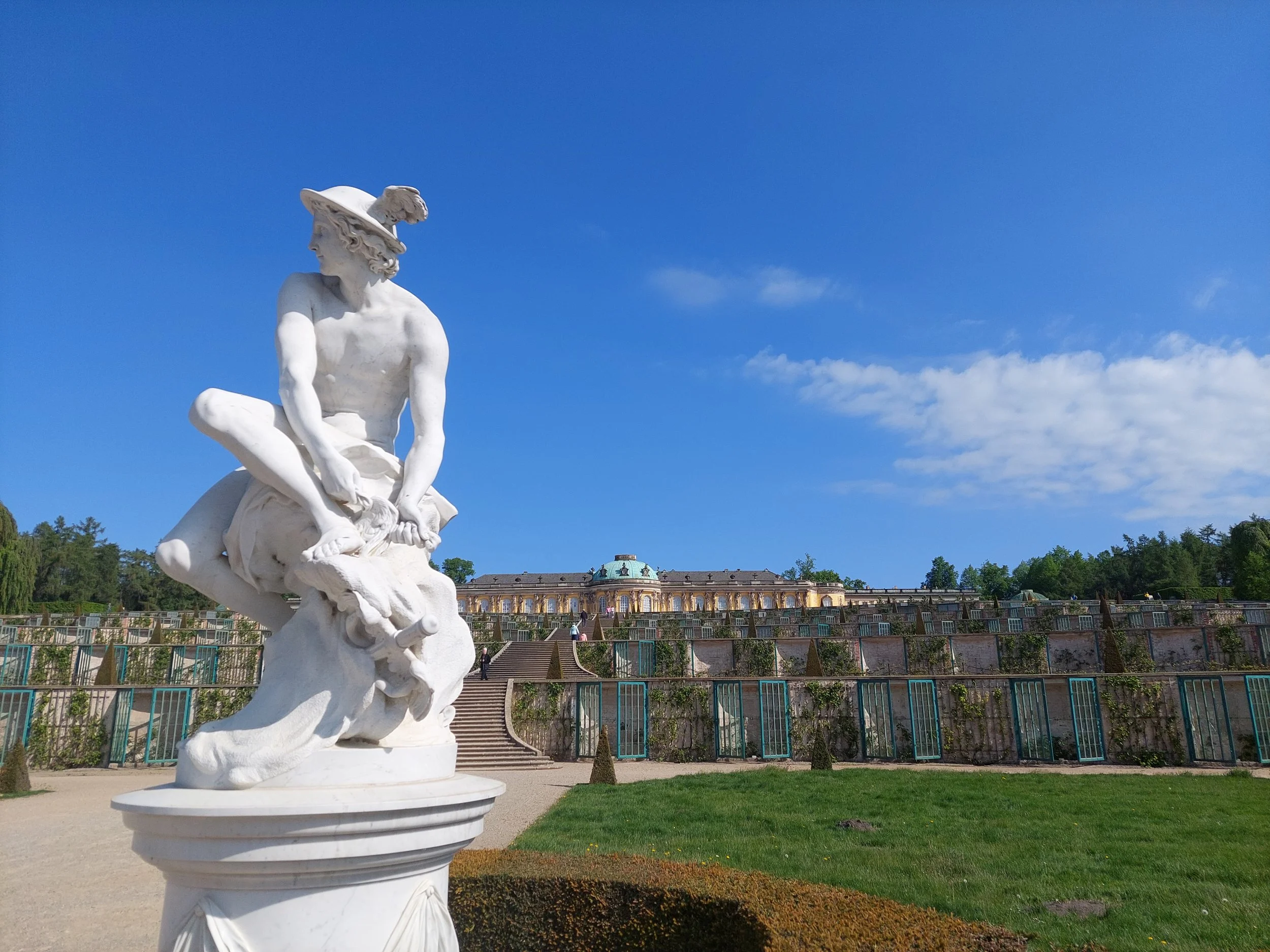 Sanssouci Palace and terraced gardens in Potsdam
