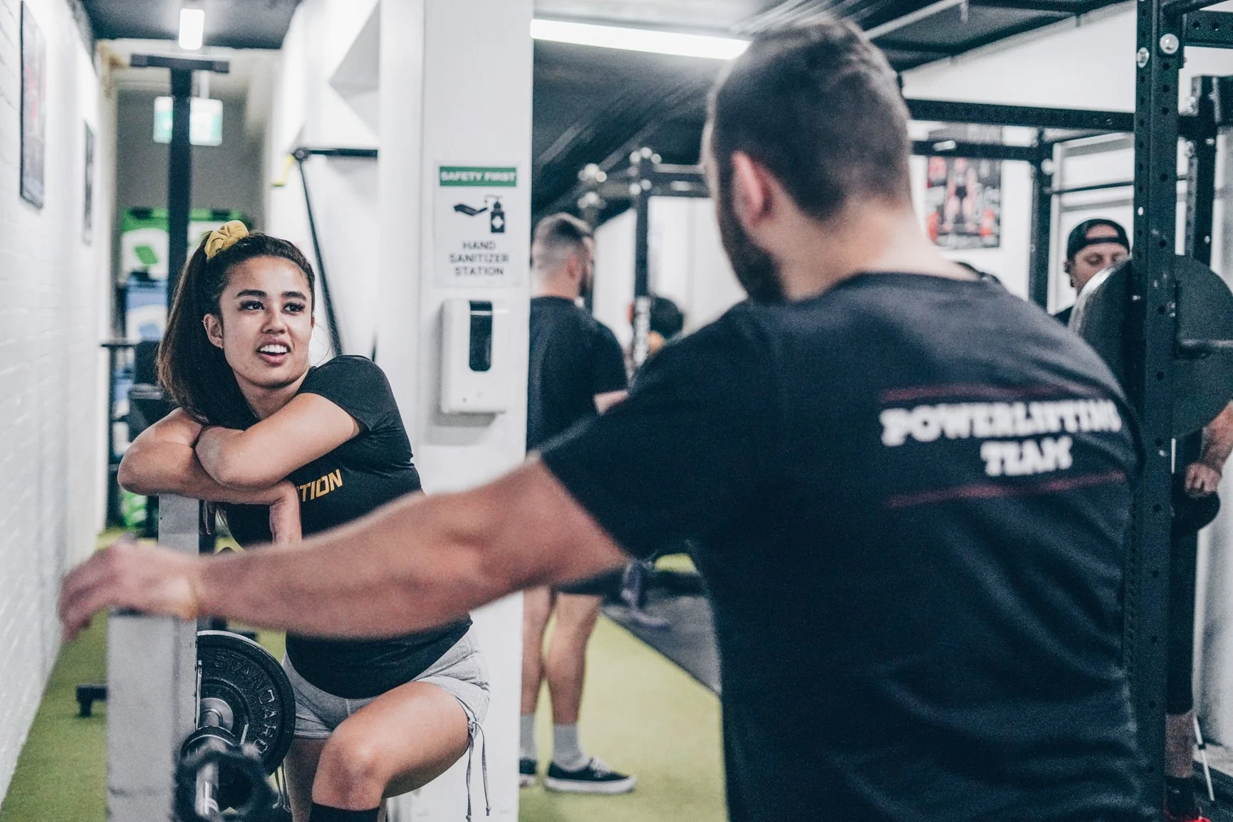 Training together at Alpha Athletes