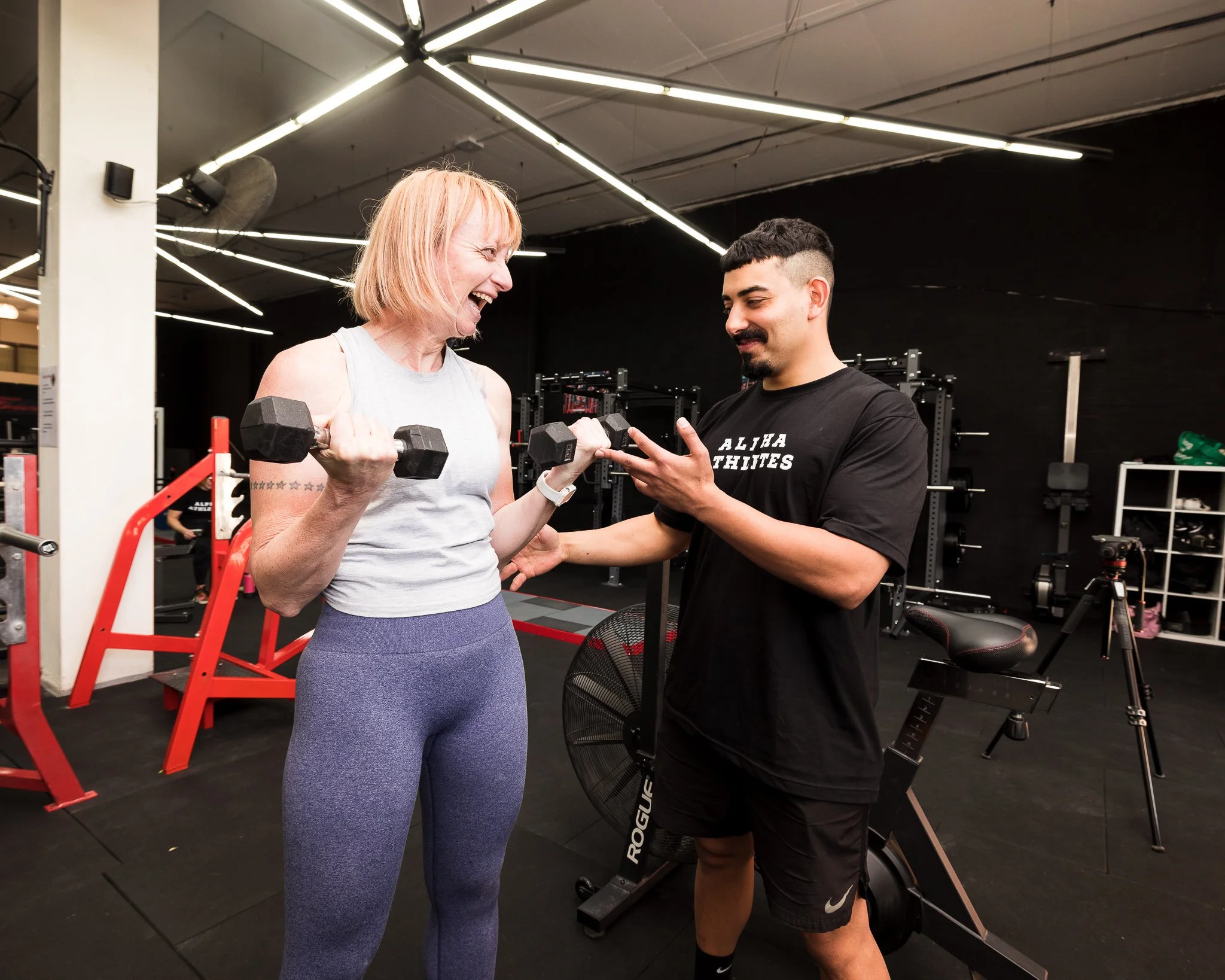 Everyday members training at Alpha Athletes