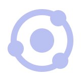 Icon representing a solar system
