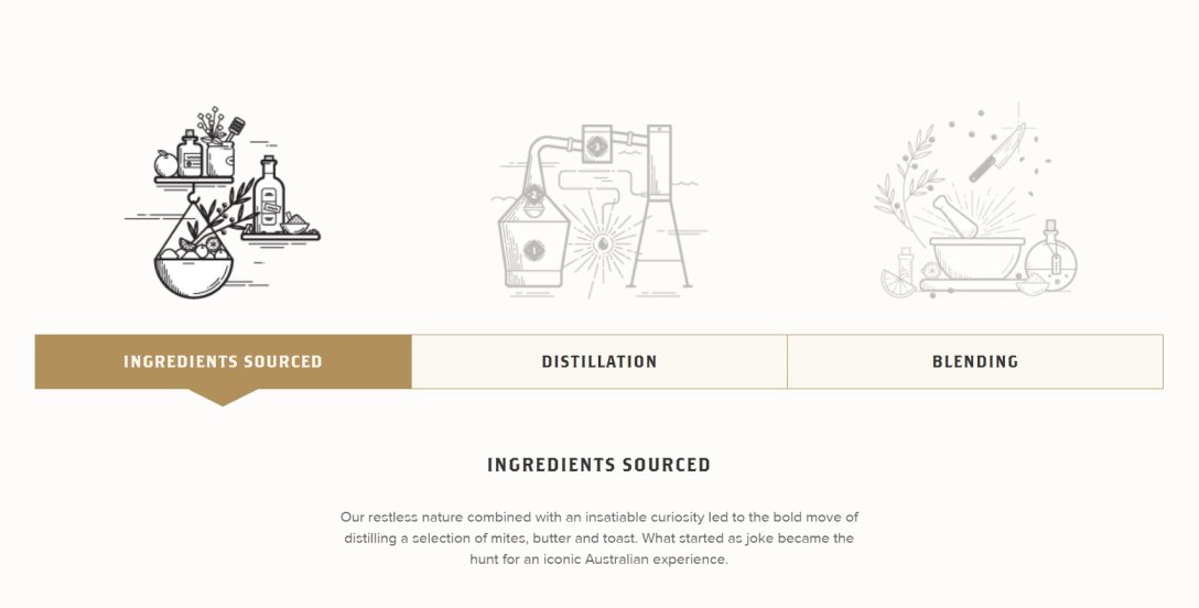 Example UI of product information, illustrations by Jess Cruickshank