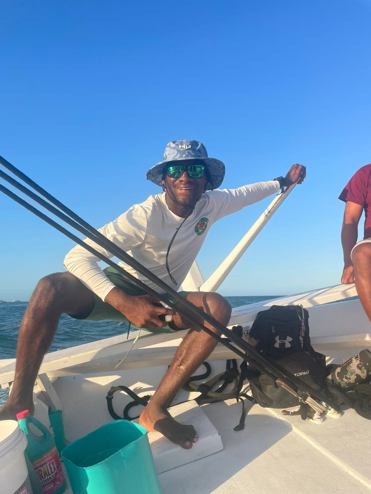 Captain Shaq, lead captain and sailing specialist at E-Z Boy Tours