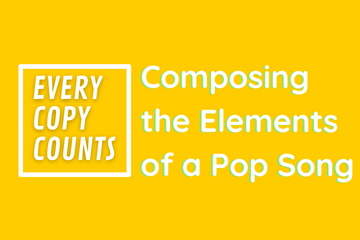 Image of composing elements of a pop song