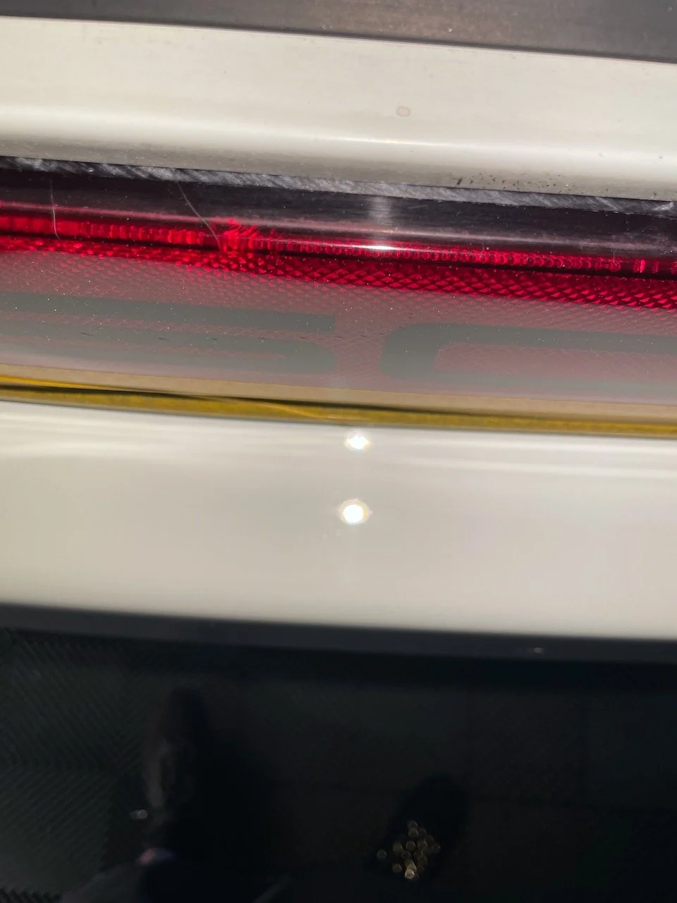 Porsche 911 Carrera Targa hintere Stoßstange nach zweistufiger Lackkorrektur