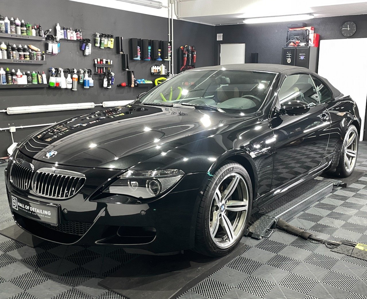 BMW M6 Competition Cabrio nach Lackkorrektur und Keramikversiegelung