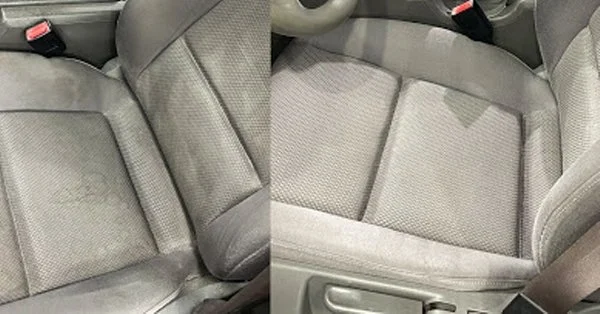 Sitzpolster vorher nachher Innenraumaufbereitung