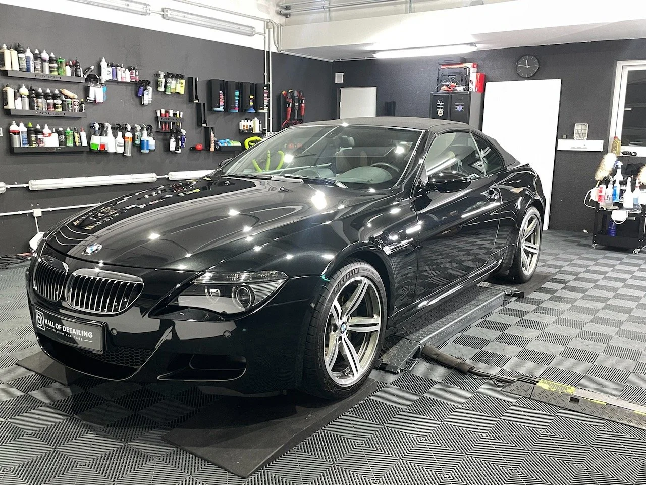 BMW M6 Competition Cabrio nach Lackkorrektur und Keramikversiegelung