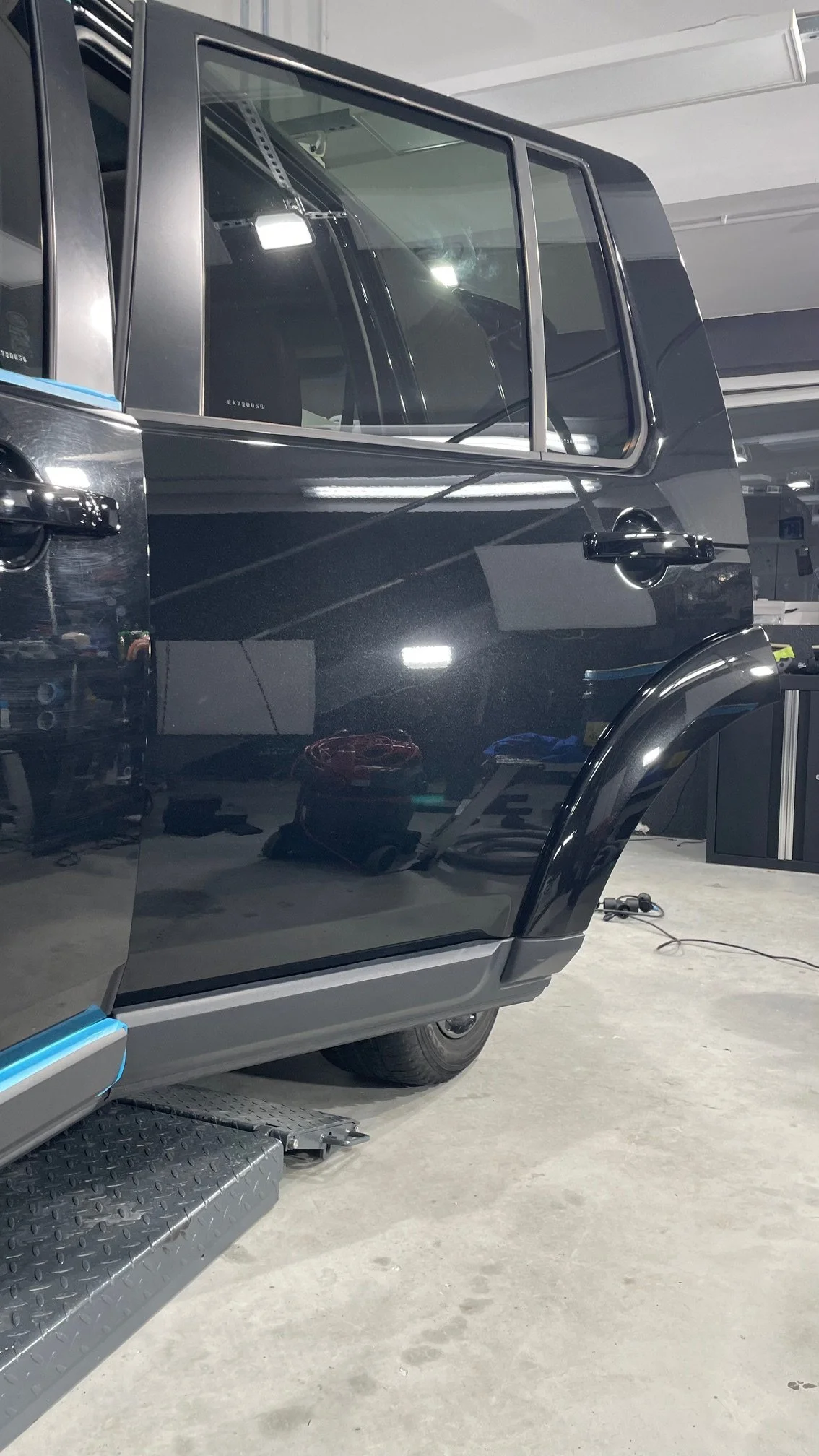 Autolack nach professionellen Lackkorrektur