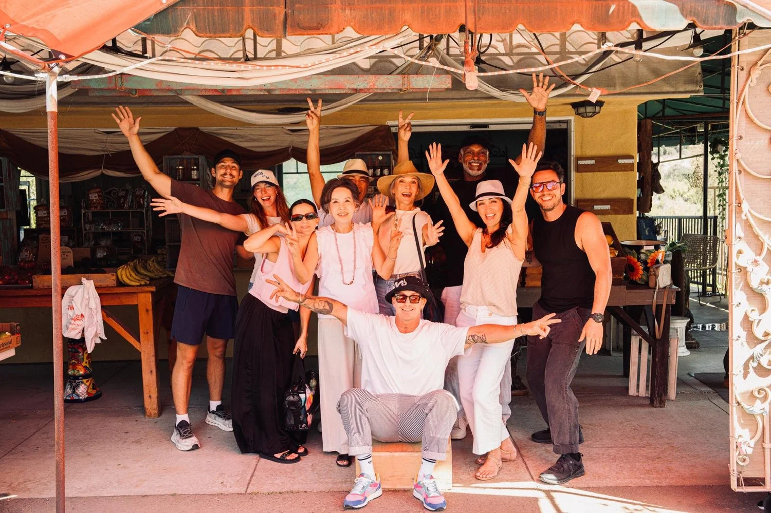 Chris Frara Studios production crew on set for a video and photo shoot in Los Angeles