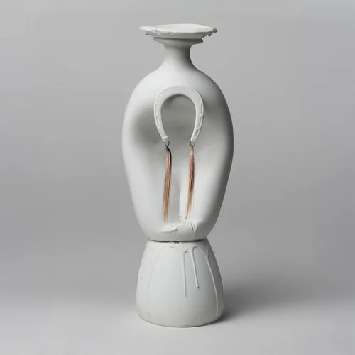 Ceramic sculptural art objects, styled for a commercial shoot in Los Angeles