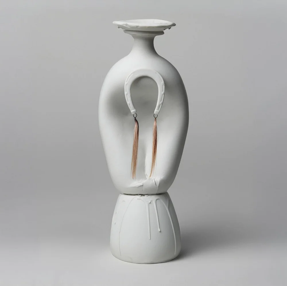 Ceramic sculptural art objects, styled for a commercial shoot in Los Angeles