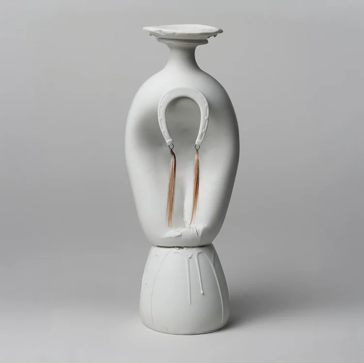 Ceramic sculptural art objects, styled for a commercial shoot in Los Angeles