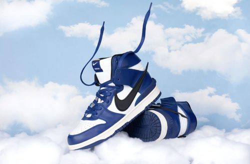 A Nike footwear and apparel campaign, shot against a dramatic sky by a commercial photographer in Los Angeles