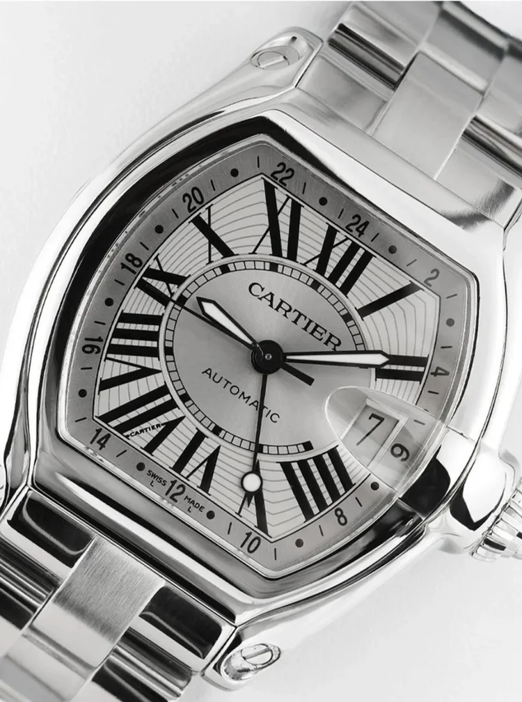Cartier watch product photography in macro detail