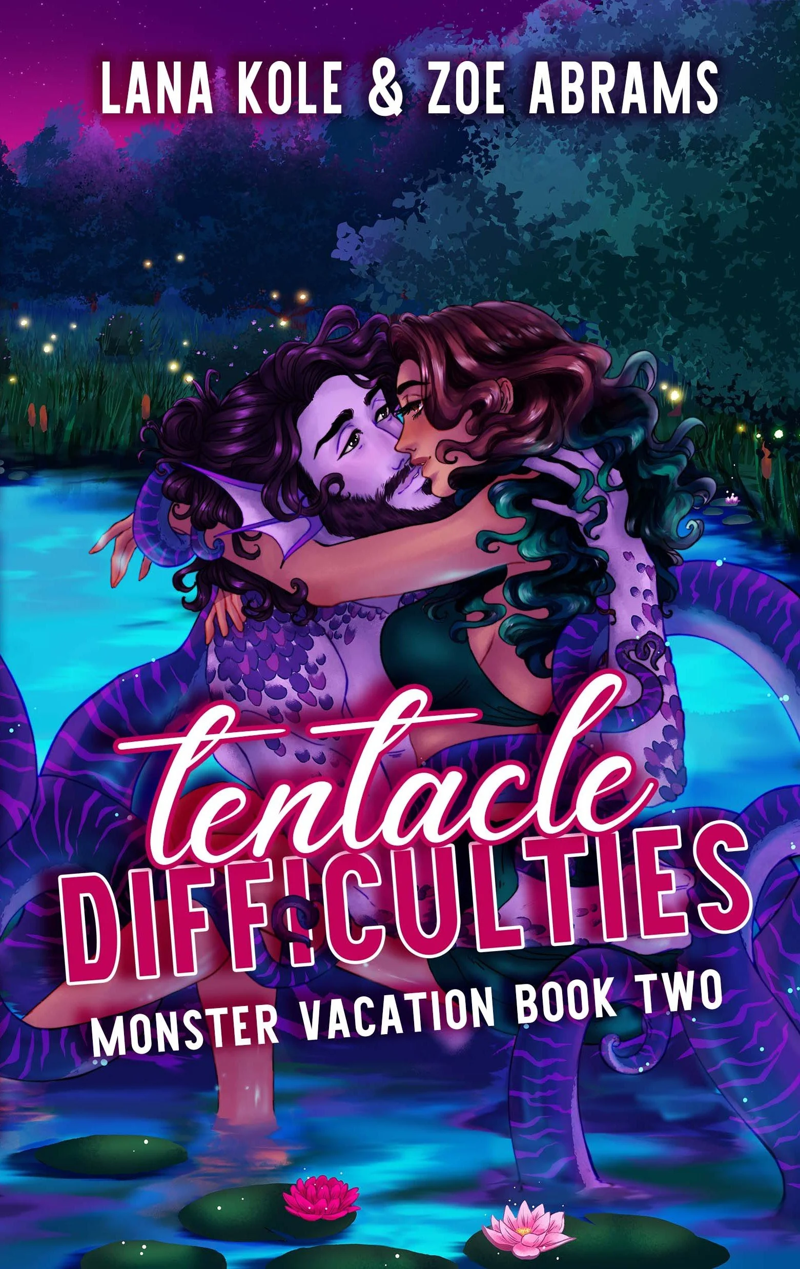 Cover of Tentacle Difficulties, Monster Vacation Book 2 by Lana Kole