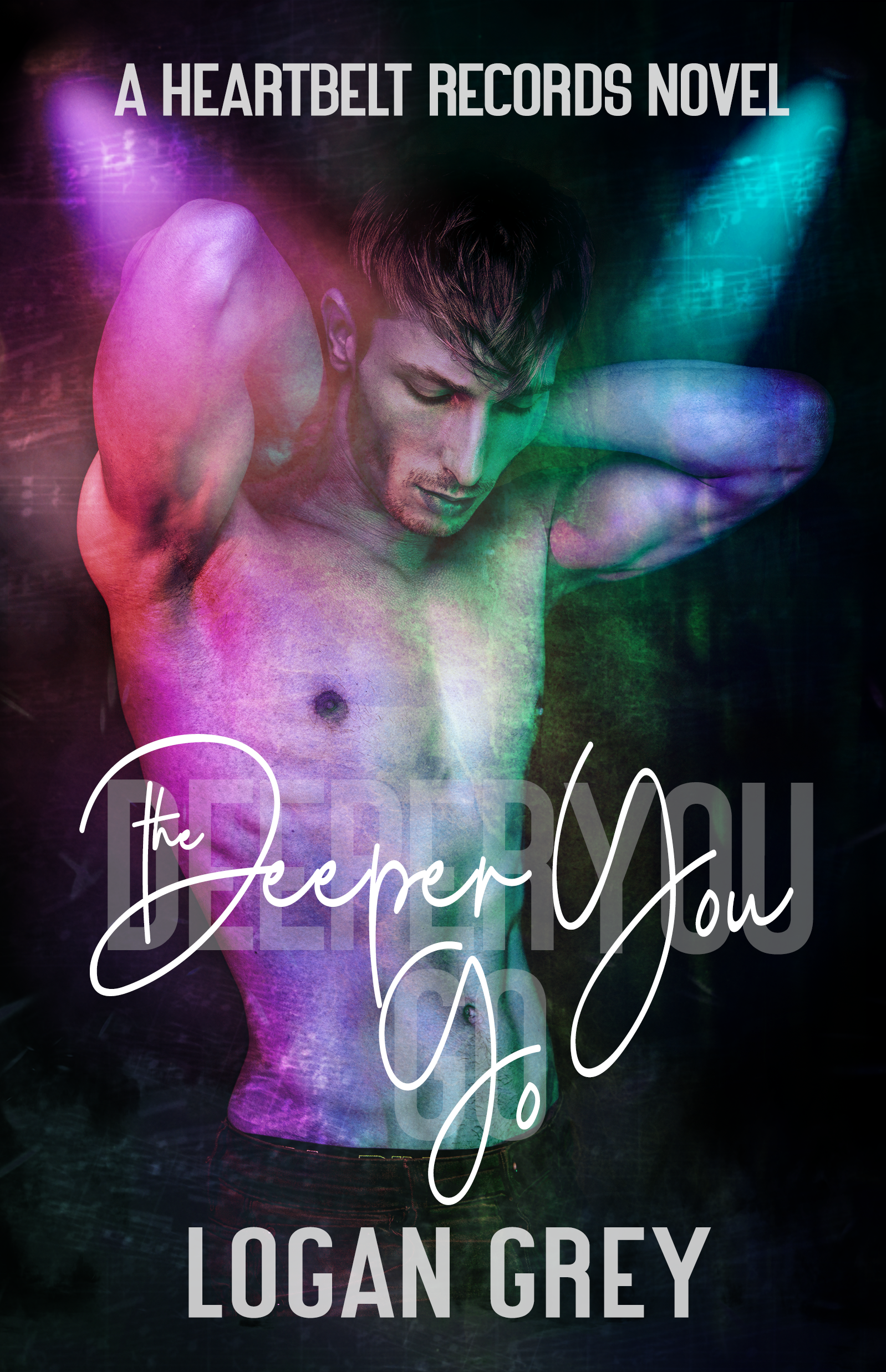 Cover of The Deeper You Go, Heartbelt Records Book 1 by Logan Grey
