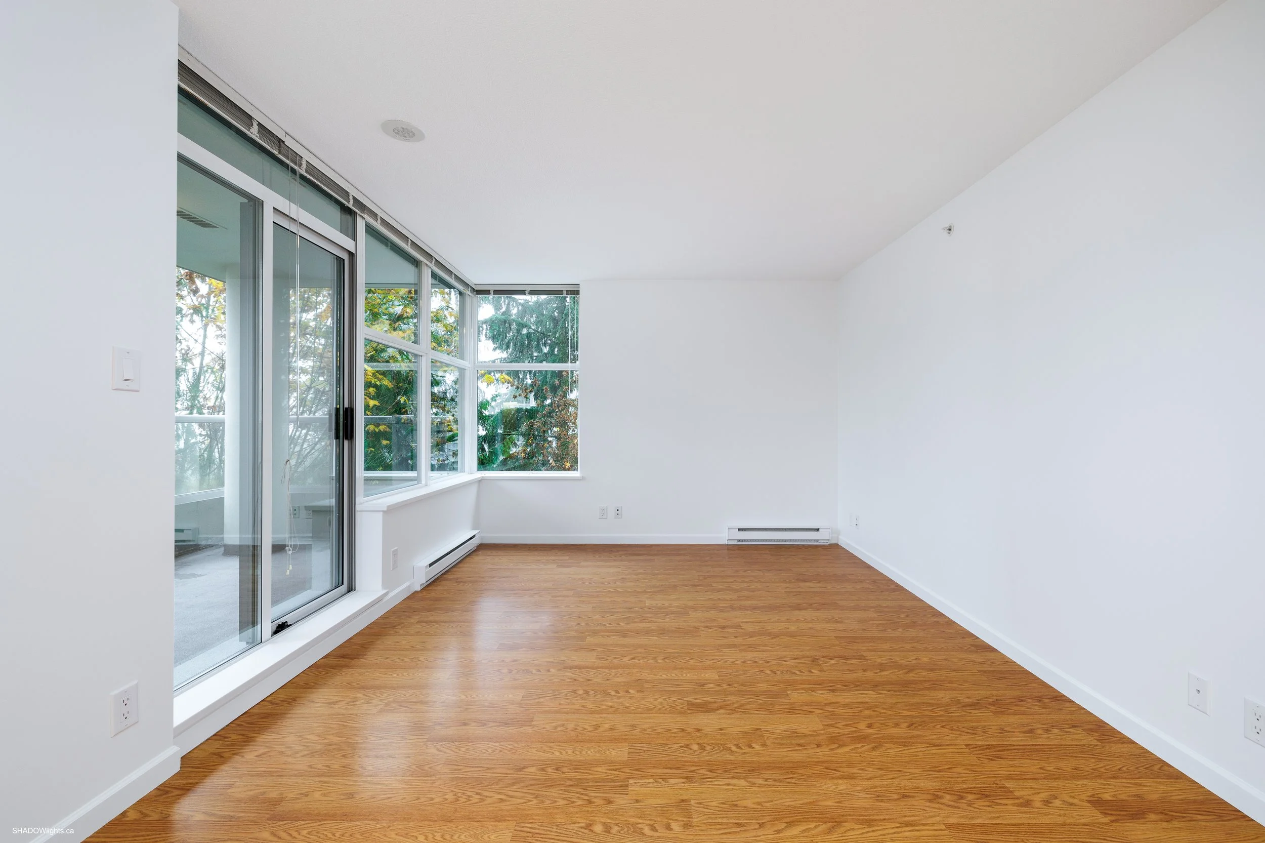 Living Room, Unit 3 - before staging