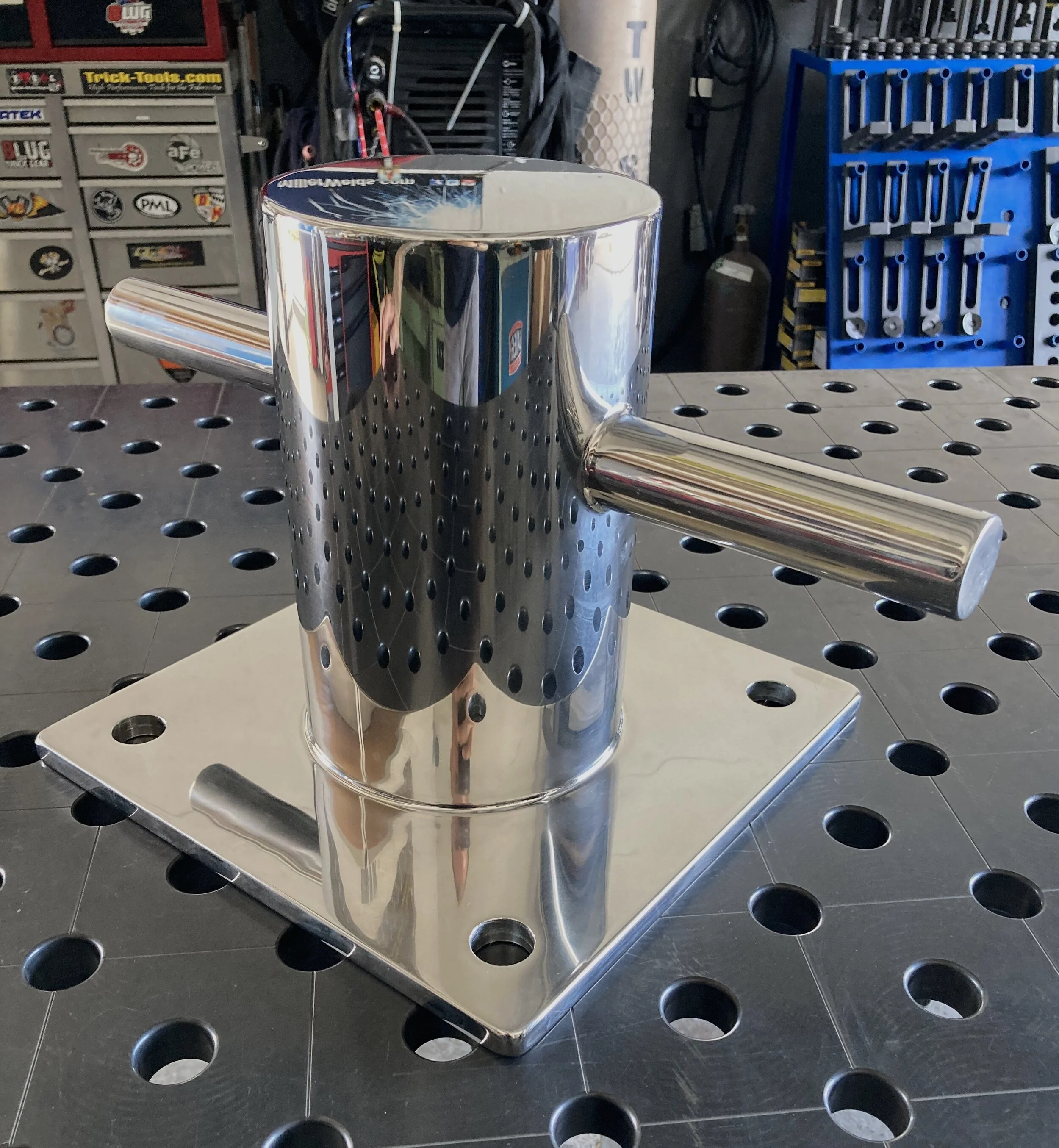 Polished stainless fabrication