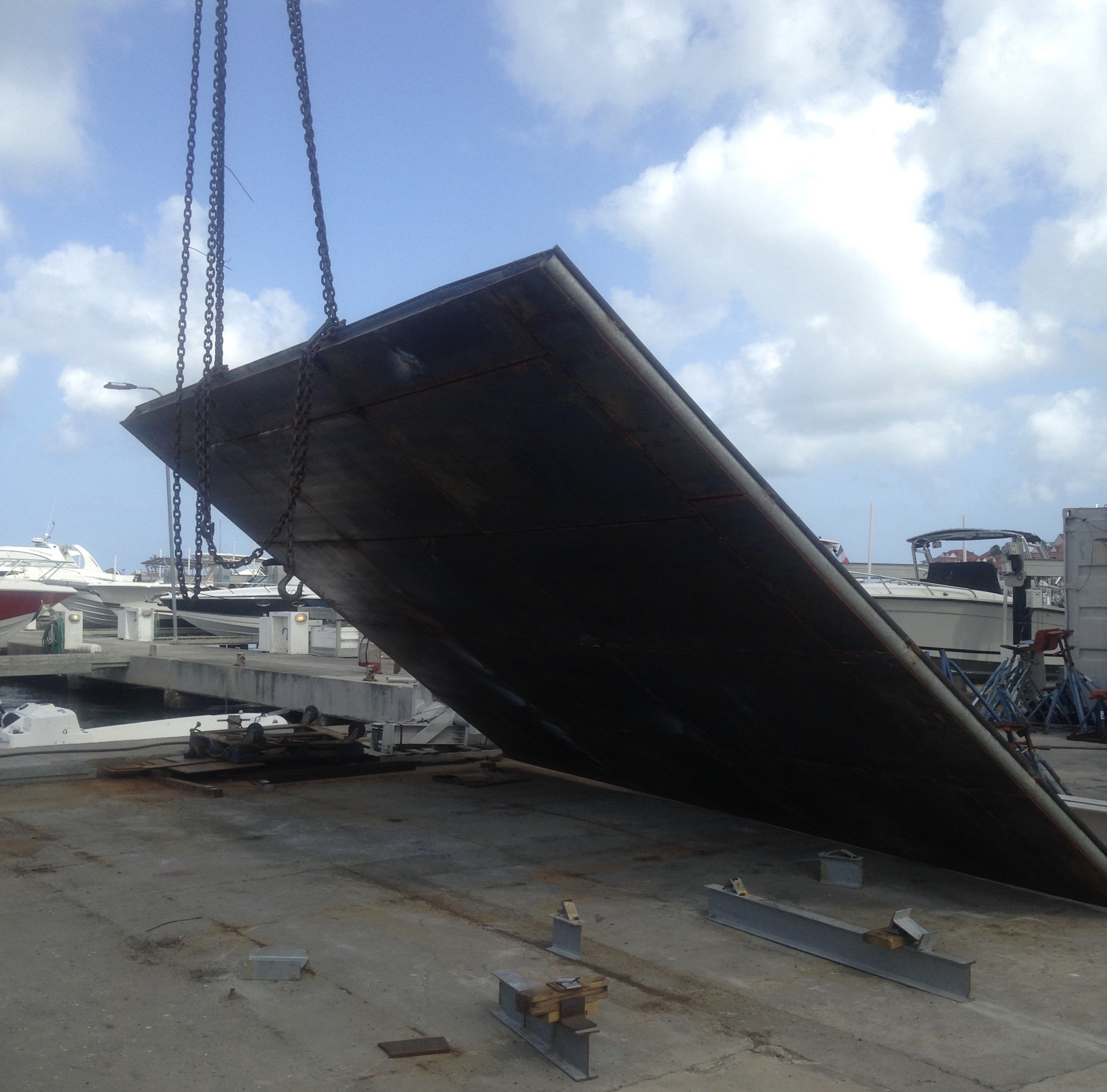 Large custom fabricated structure