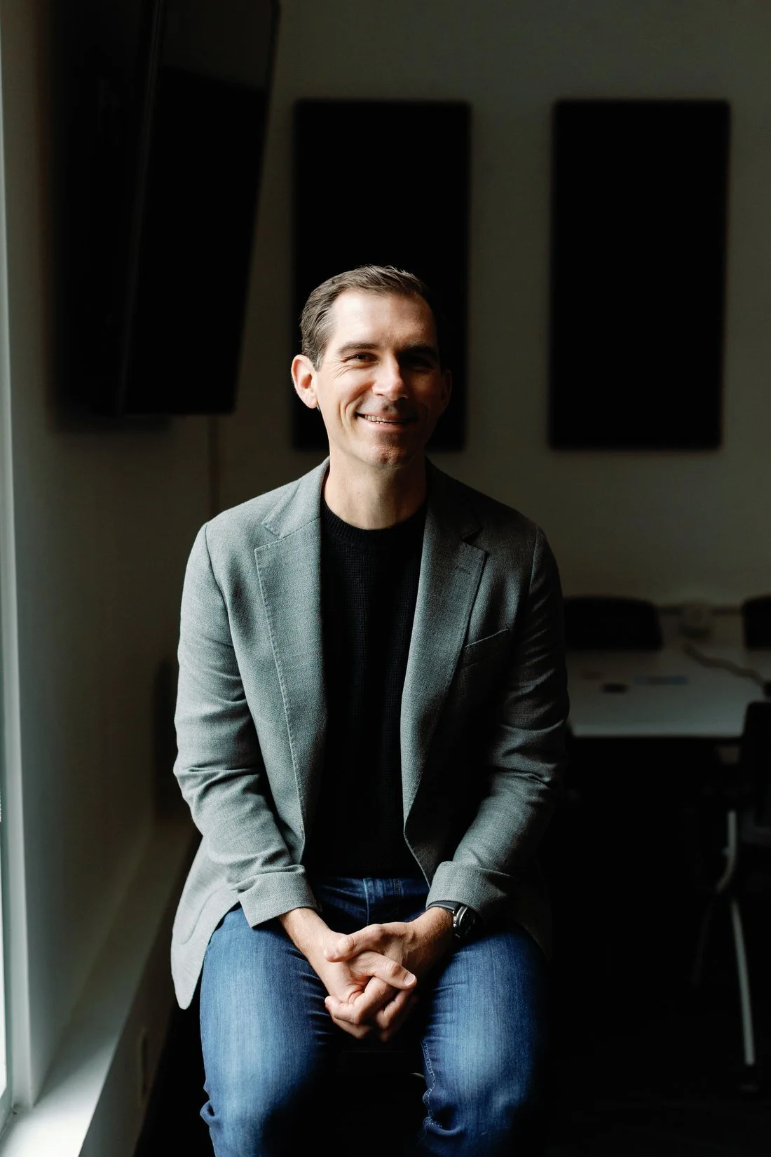 Justin Landis at the Justin Landis Group office in Atlanta