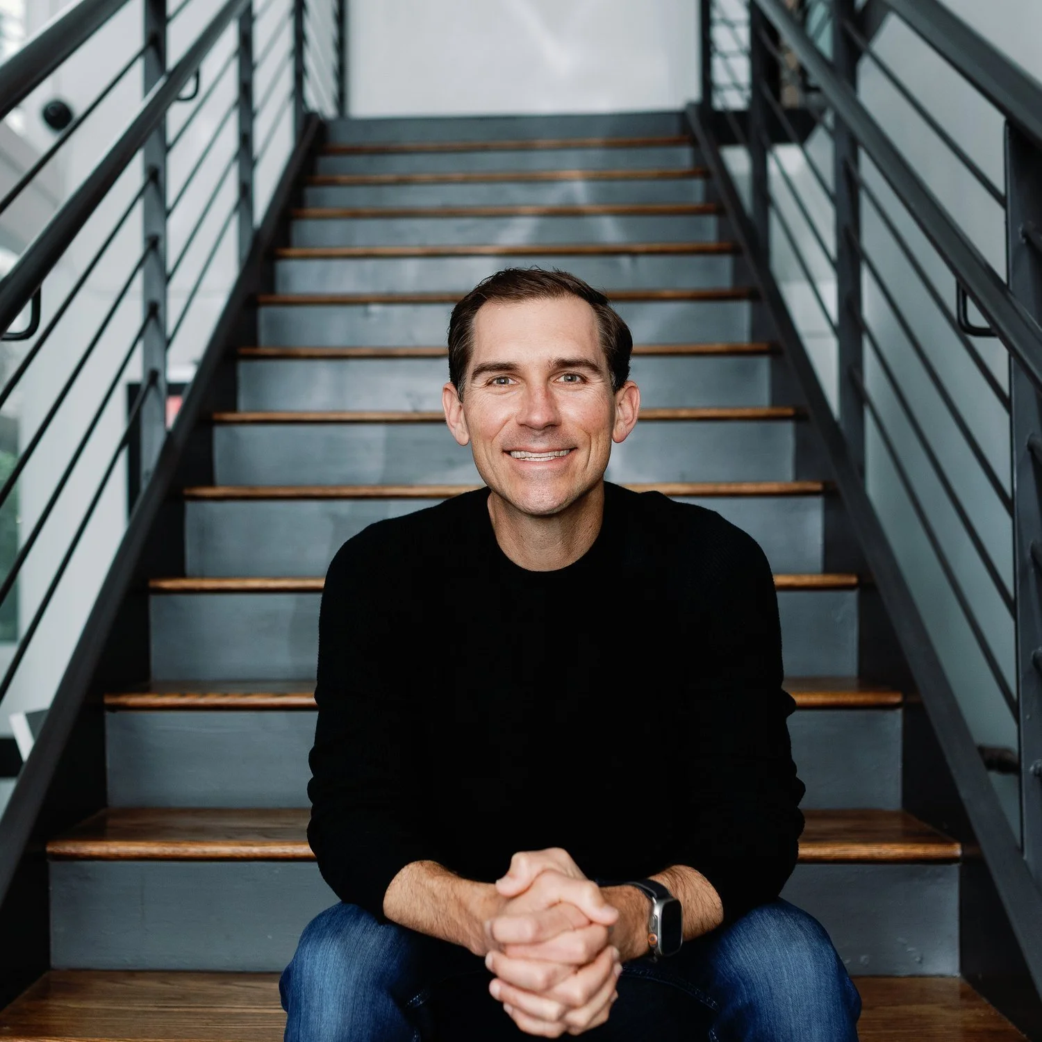 Justin Landis, founder of the Justin Landis Group, at the team's Atlanta office