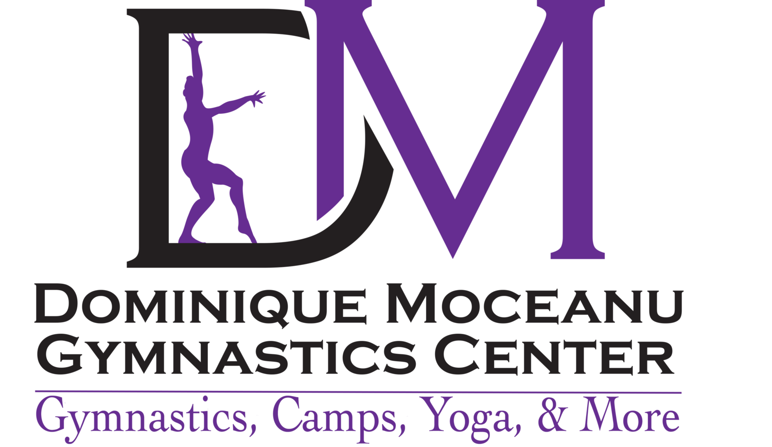 Dominique Moceanu Gymnastics Center logo