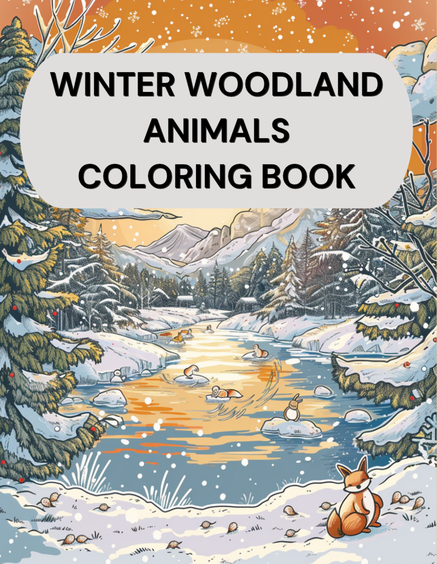 Winter Woodland Animals front cover