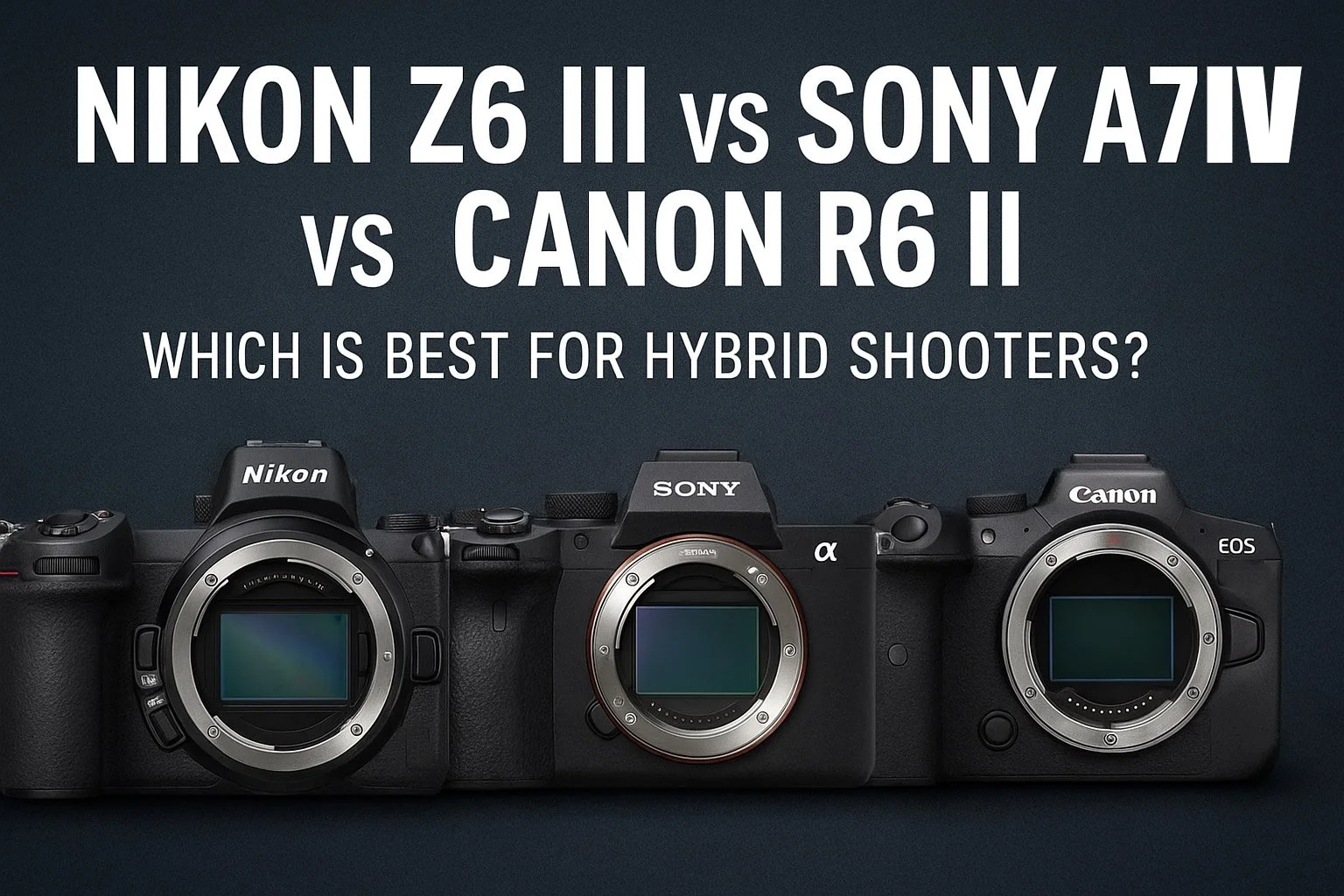 Best Budget Cinema Camera 2026 (Nikon ZR vs Canon C50 vs Sony FX3