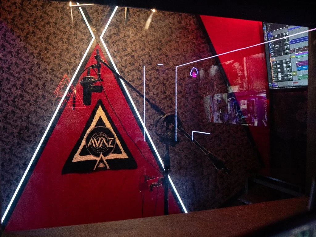 Avaz Studios vocal booth