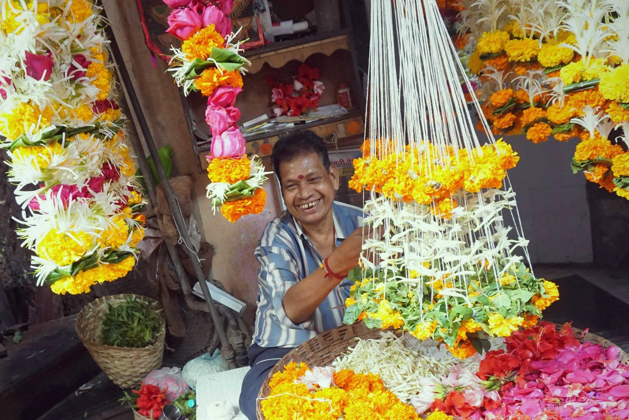 Mumbai flower market