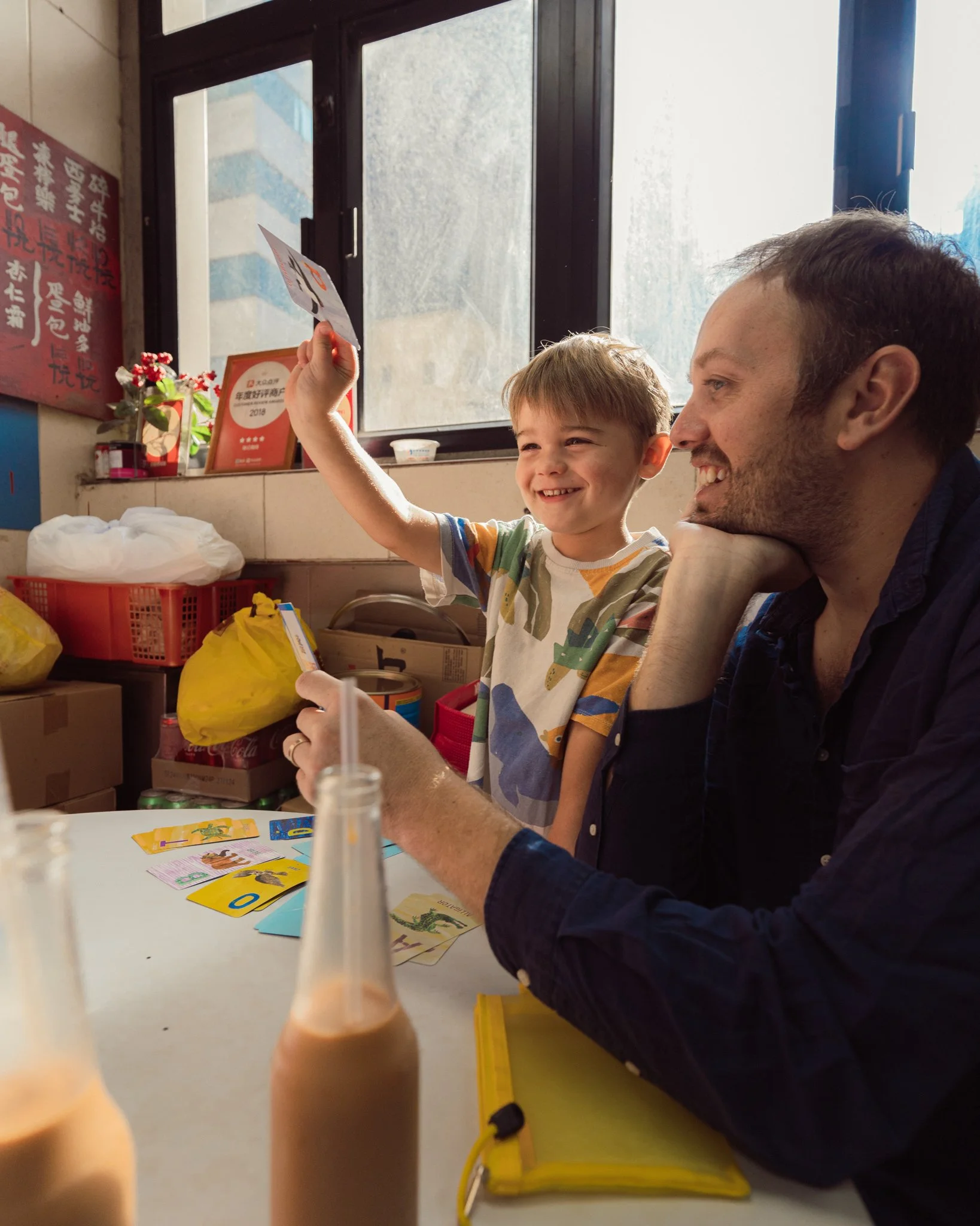 Enjoying a Hong Kong breakfast