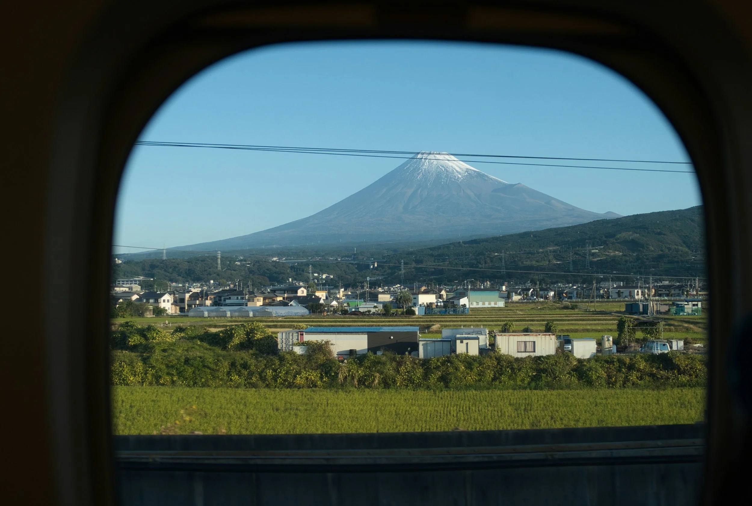 Mount Fuji reflected in a lake at dawn, Japan