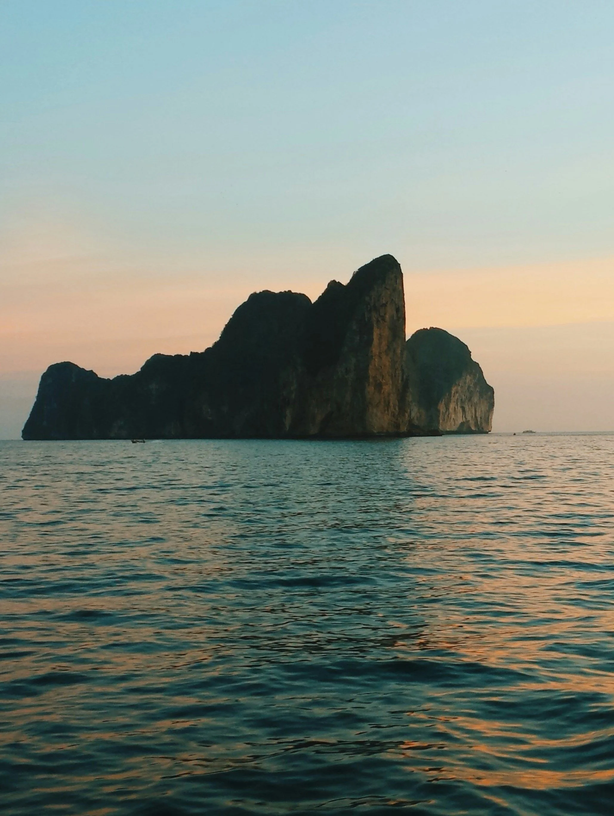 Maya Bay and traditional longtail boats