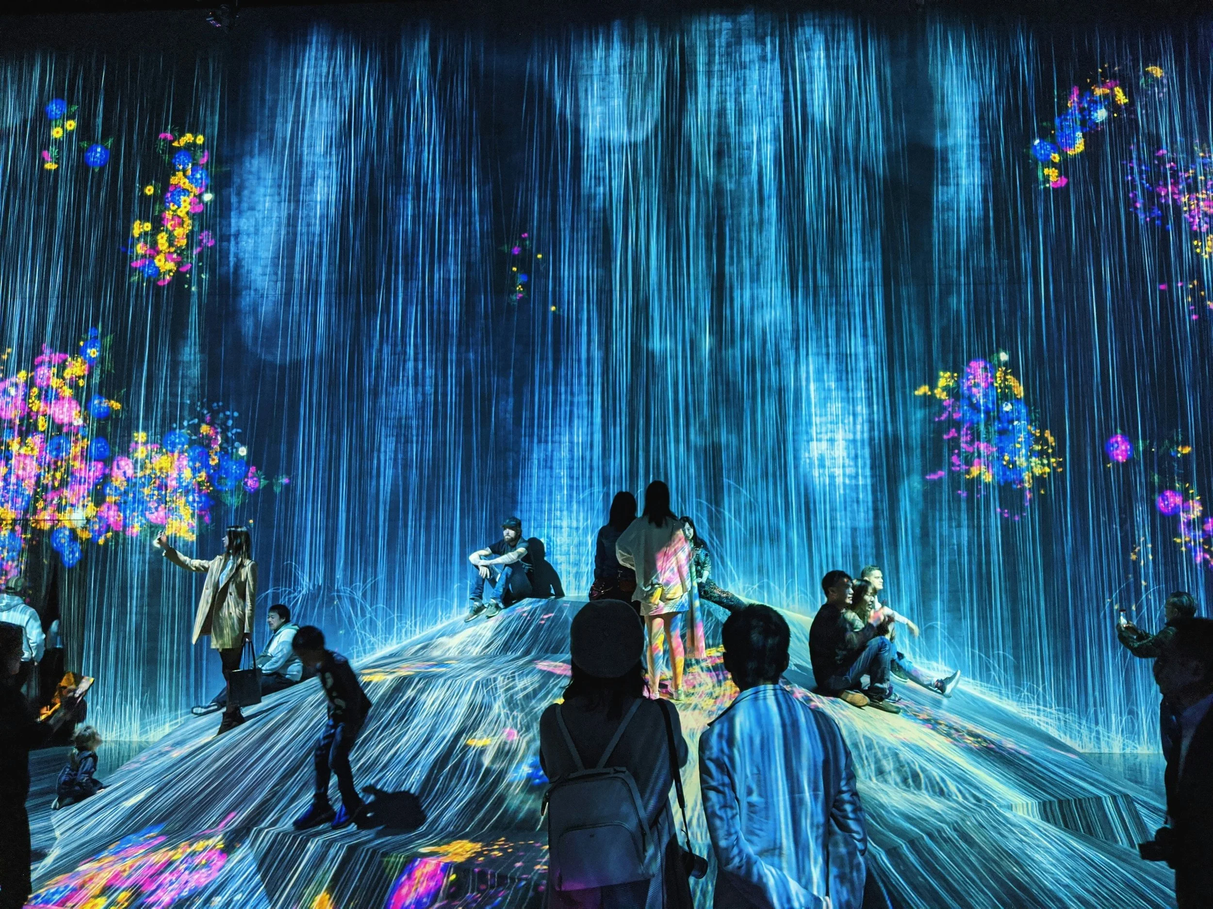 teamLab digital art installation Tokyo Japan