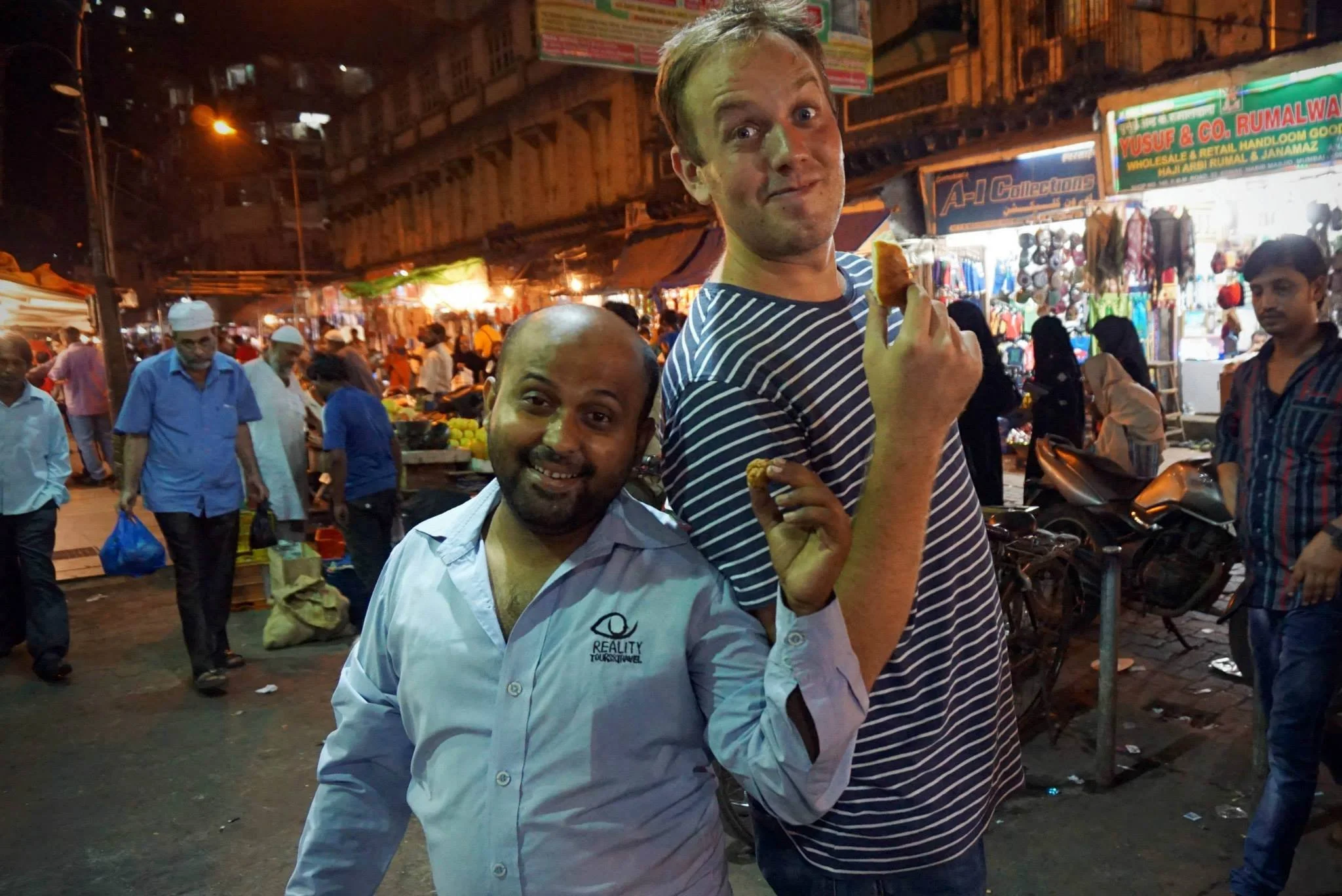 Pete on a Mumbai street food tour