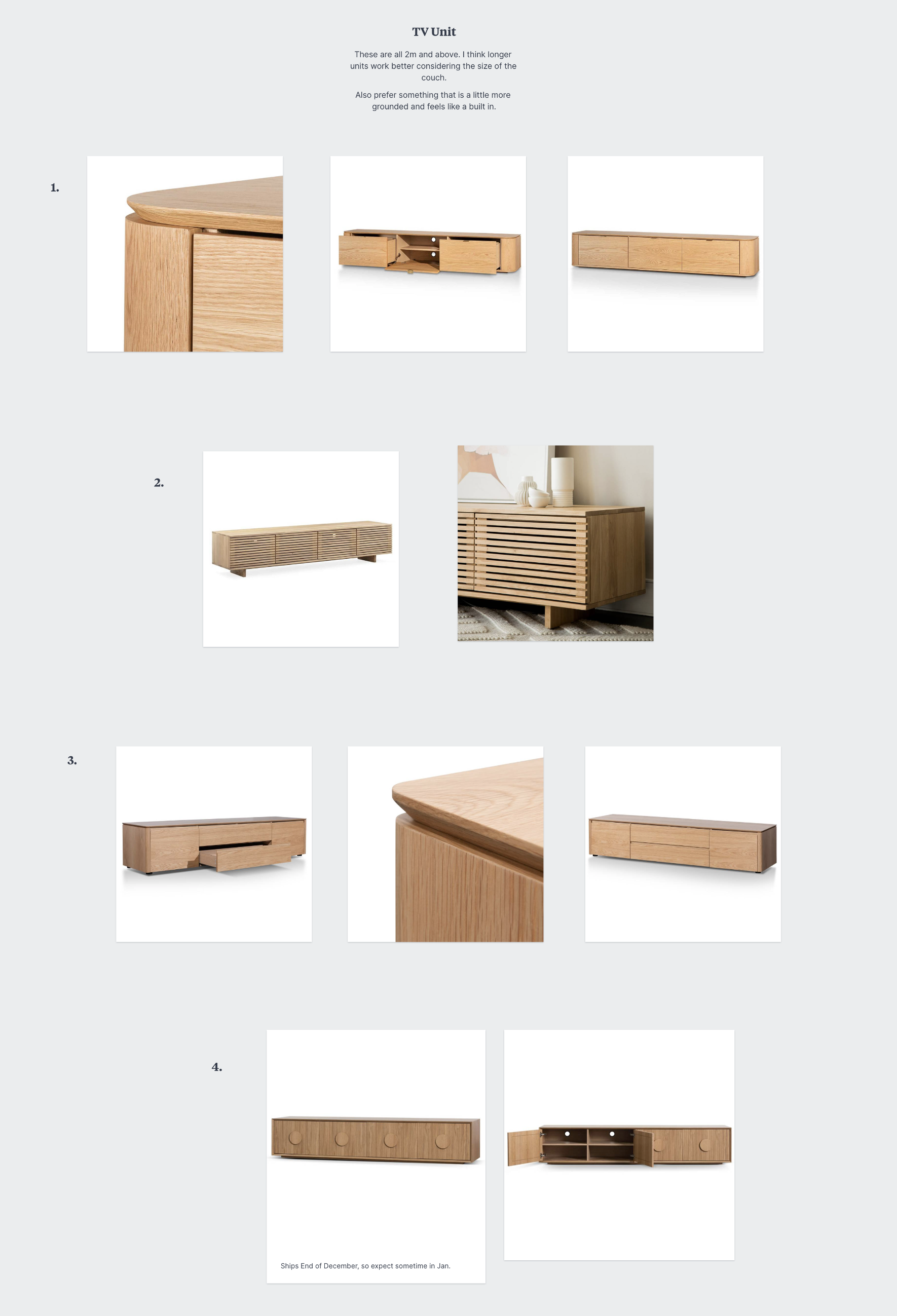 furniture choice