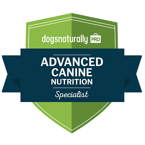 Dogs Naturally University qualification emblem