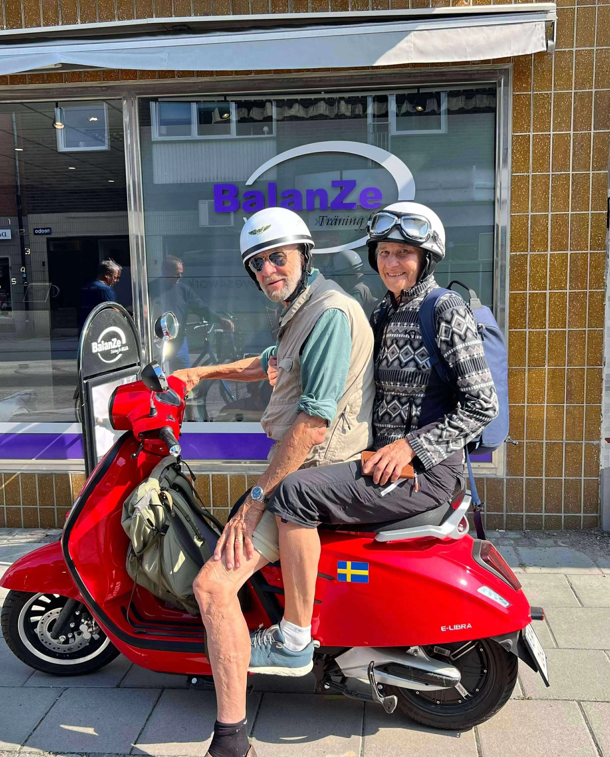 Leif och Barbro, medlemmar på BalanZe