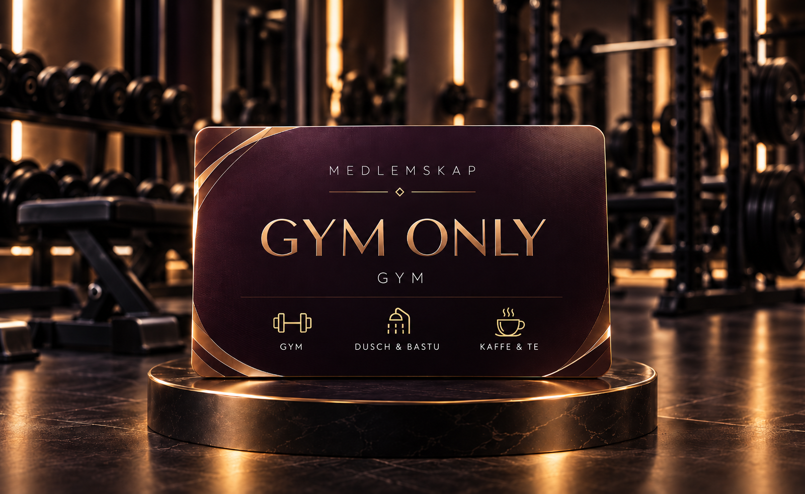 GYM ONLY medlemskort