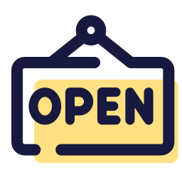 Open sign