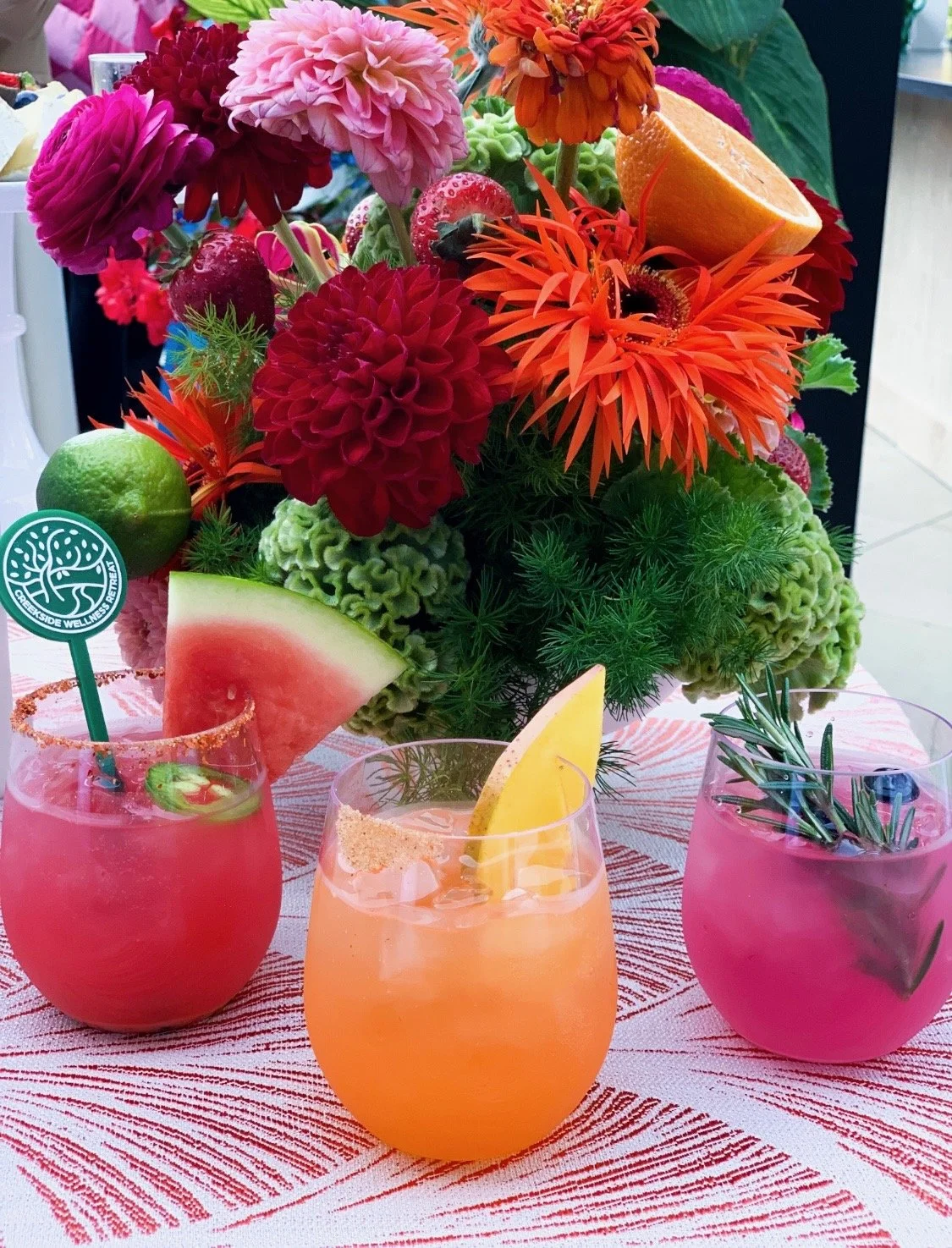 Seasonal bites and florals