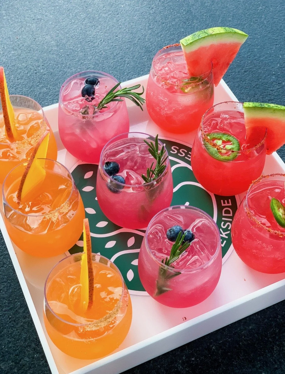 Curated cocktails & mocktails